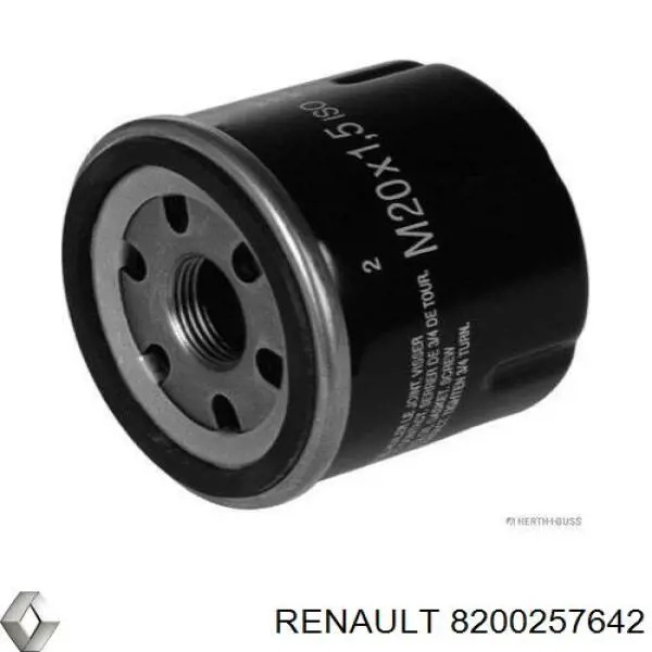 Масляний фільтр двигуна Renault (RVI) 8200257642 ціна, від 7.13 USD
