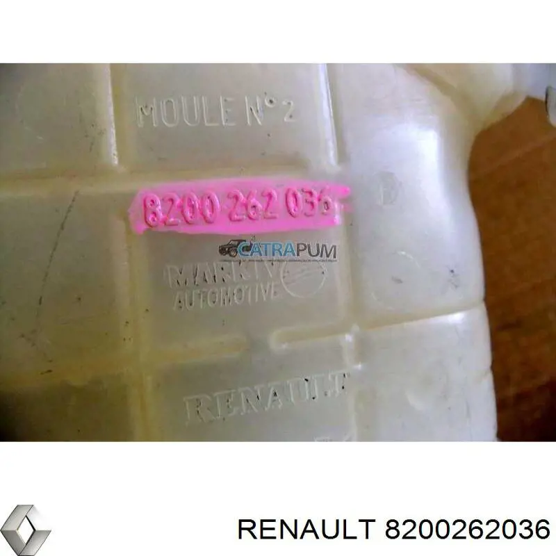 Бачок системи охолодження 8200262036 Renault (RVI)