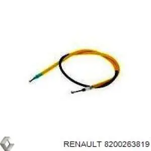 Трос стоянкового гальма задній лівий Renault (RVI) 8200263819 ціна, від 15.20 USD