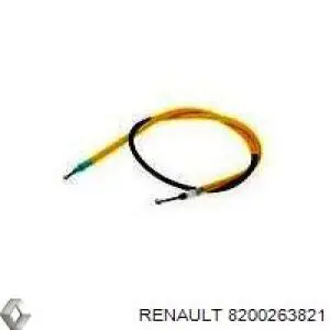 Трос стоянкового гальма задній правий Renault (RVI) 8200263821 ціна, від 10.57 USD