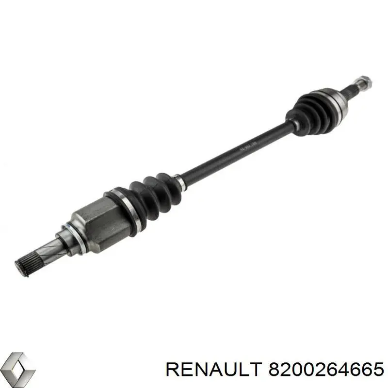 Піввісь передня, права Renault (RVI) 8200264665 ціна, від 82.35 USD