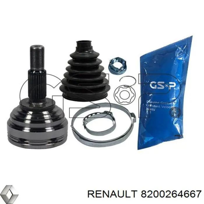 Купити 8200264667 Renault (RVI) Шарнір приводу зовнішній