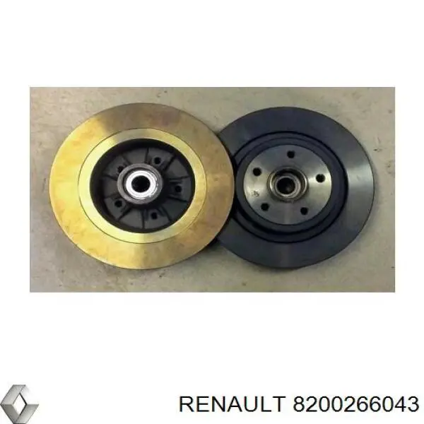 Задні дискові гальма Renault (RVI) 8200266043 ціна, від 64.67 USD
