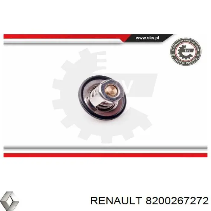 8200267272 Renault (RVI) прокладка термостата