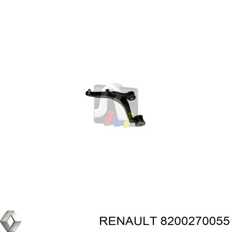 Важіль передньої підвіски нижній, лівий 8200270055 Renault (RVI)