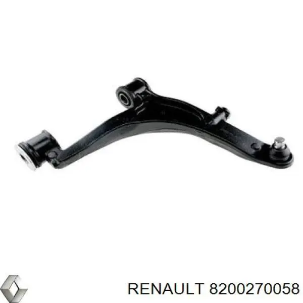 Важіль передньої підвіски нижній, правий Renault (RVI) 8200270058 ціна, від 111.39 USD