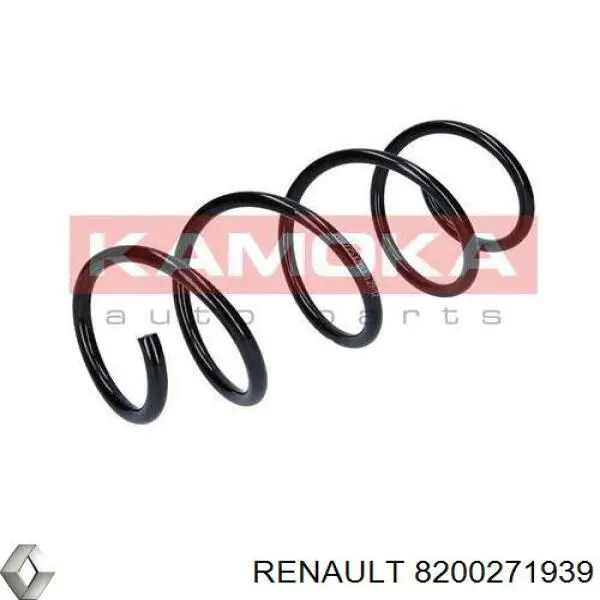 8200271939 Renault (RVI) Пружина амортизатора передняя