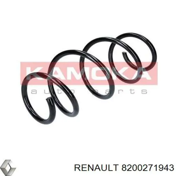 8200271943 Renault (RVI) Пружина амортизатора передняя