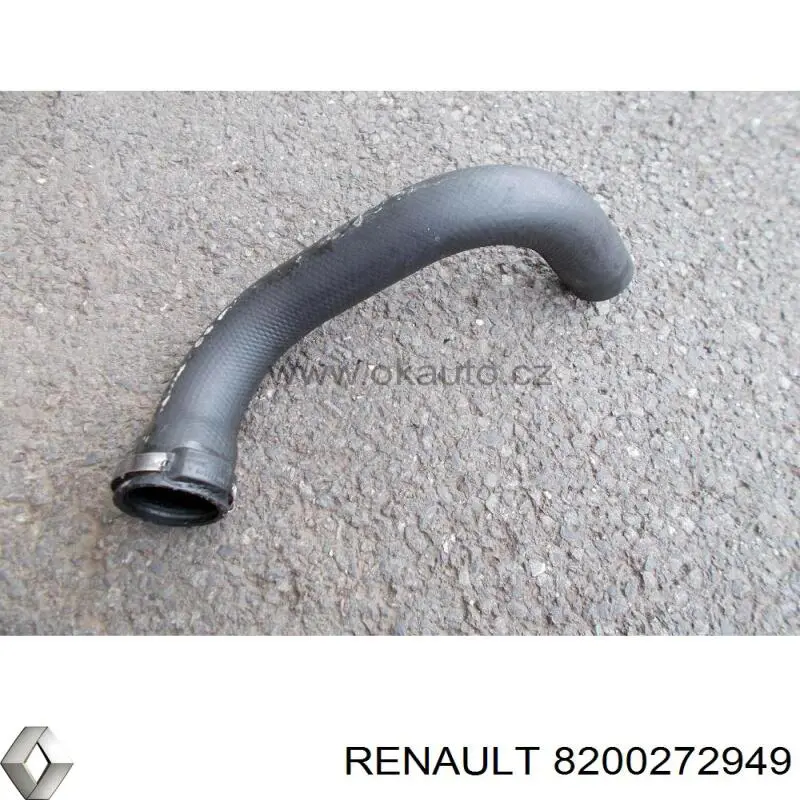 Шланг/патрубок інтеркулера, лівий Renault Vel Satis (BJ0) (Рено Вел сатіс)