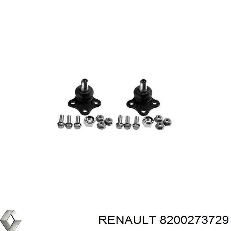 Важіль передньої підвіски нижній, правий 8200273729 Renault (RVI)