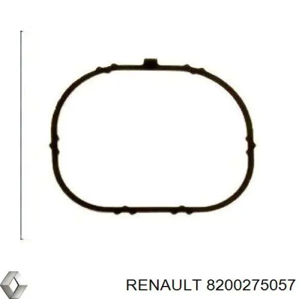 Купити 8200275057 Renault (RVI) Прокладка впускного колектора, верхня