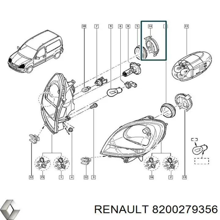  8200279356 Renault (RVI)