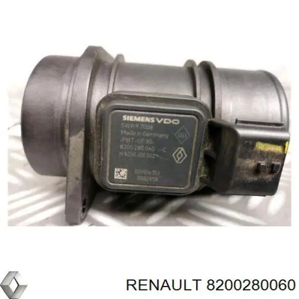 8200280060 Renault (RVI) датчик потоку (витрати повітря, витратомір MAF - (Mass Airflow))
