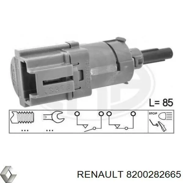  Renault (RVI) 8200282665 ціна, від 31.67 USD
