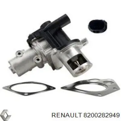 8200282949 Renault (RVI) клапан egr, рециркуляції газів