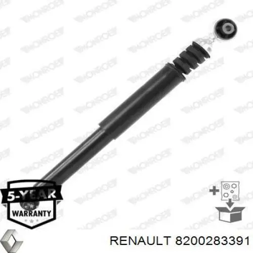 Амортизатор задній Renault (RVI) 8200283391 ціна, від 33.74 USD