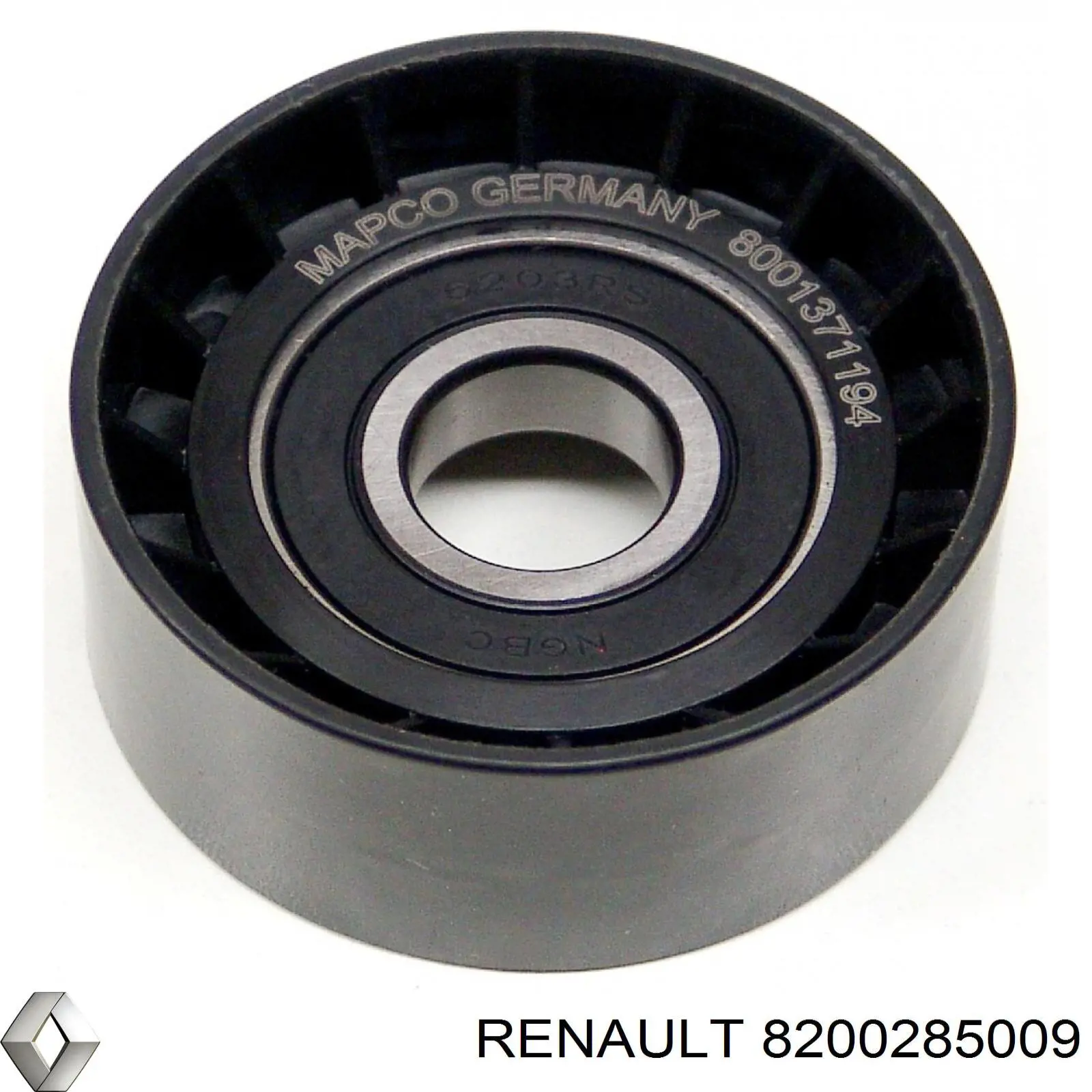 8200285009 Renault (RVI) ролик приводного ременя, паразитний