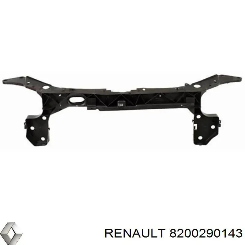Супорт радіатора в зборі/монтажна панель кріплення фар Renault Clio 3 (BR01, CR01) (Рено Кліо)