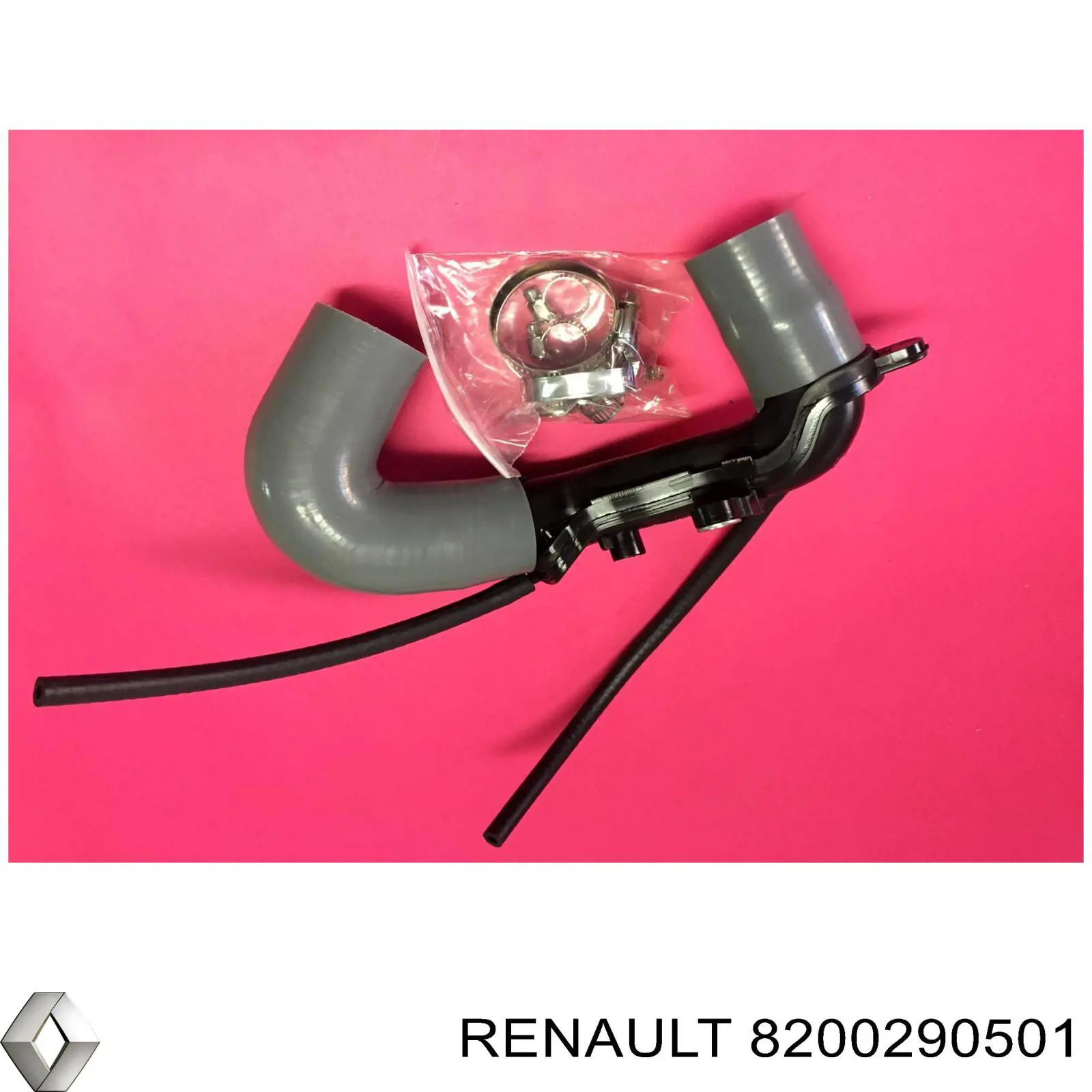 8200290501 Renault (RVI) Патрубок повітряний, вихід з турбіни (наддув)
