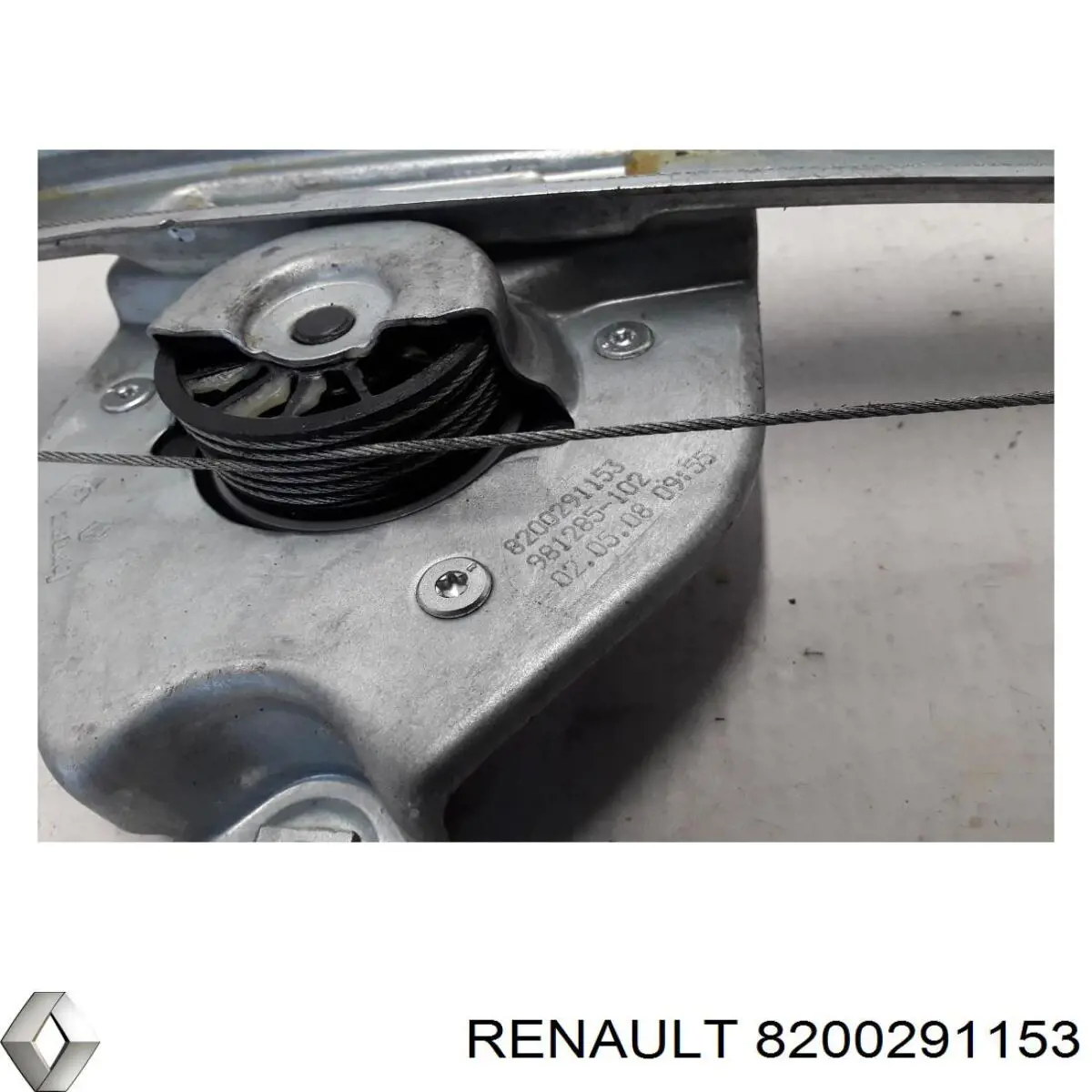 Купити 8200291153 Renault (RVI) Механізм склопідіймача двері задньої, правої