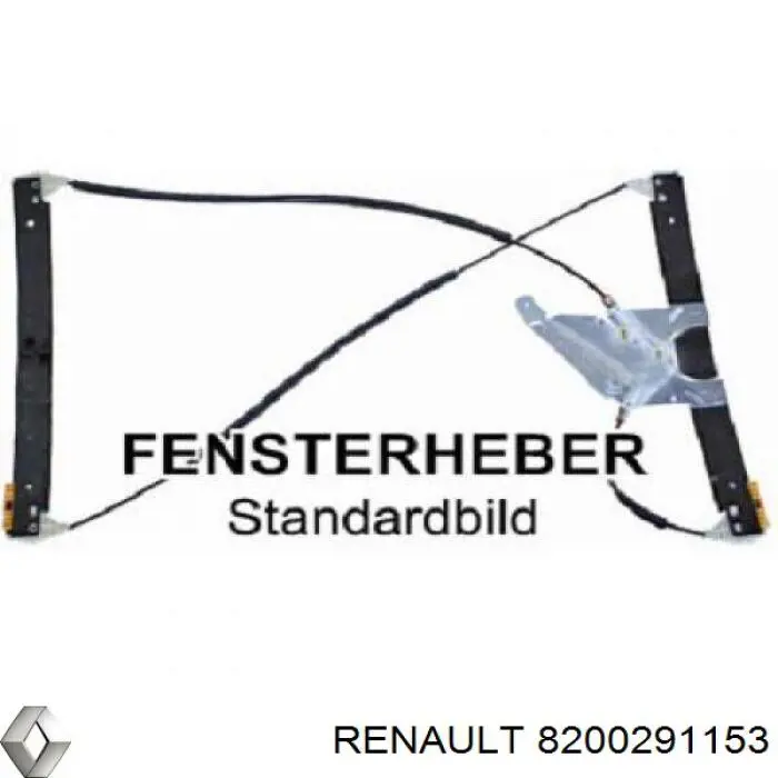 8200291153 Renault (RVI) Склопідйомник задніх правих дверей