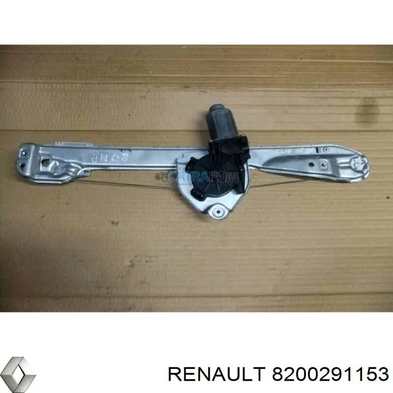 Механізм склопідіймача двері задньої, правої Renault Clio 3 (BR01, CR01) (Рено Кліо)