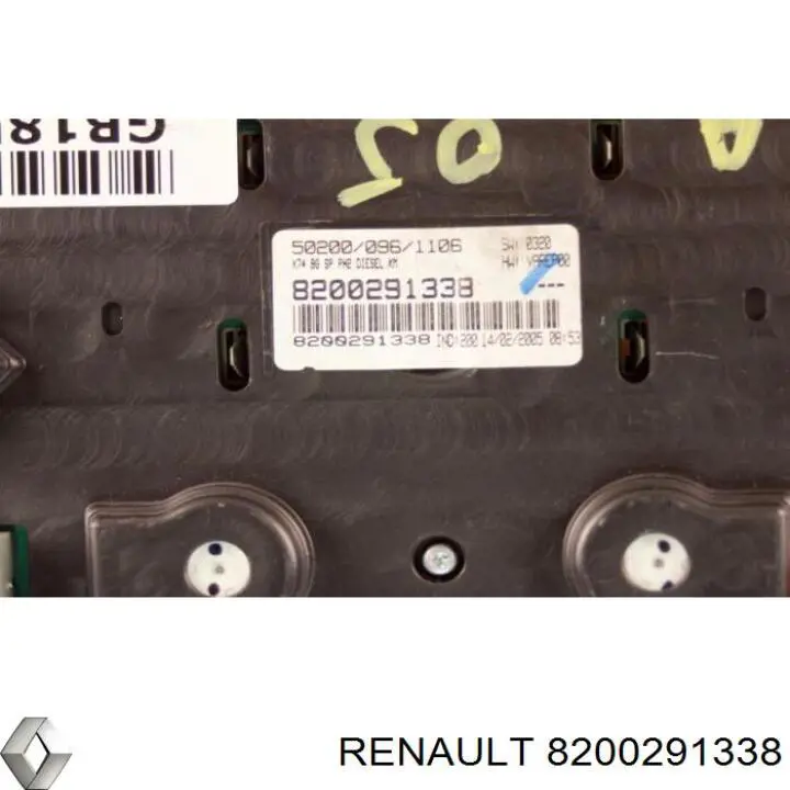 8200291338 Renault (RVI) Щиток приладів додатковий