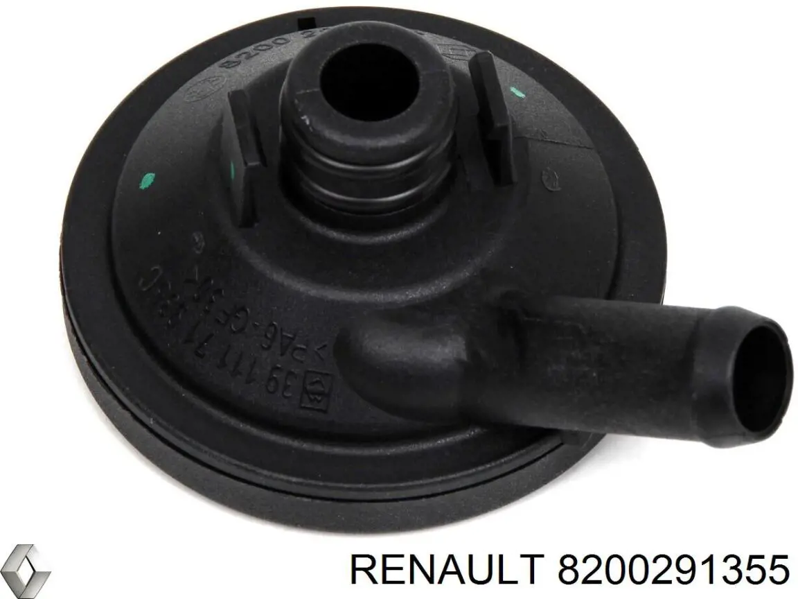 Купити 8200291355 Renault (RVI) Клапан PCV вентиляції картера
