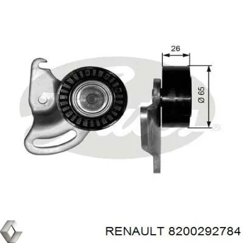 Натяжний ролик Renault (RVI) 8200292784 ціна, від 21.17 USD