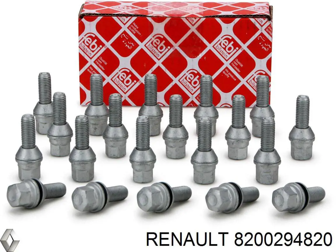 Колісний болт Renault (RVI) 8200294820 ціна, від 3.00 USD