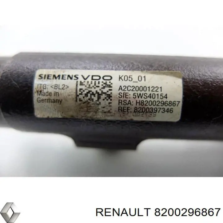 8200296867 Renault (RVI) Паливна рампа