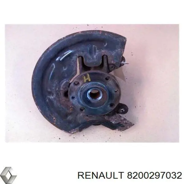 Цапфа - поворотний кулак передній, правий 8200297032 Renault (RVI)