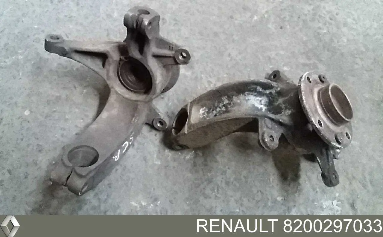 Цапфа передні праві Renault (RVI) 8200297033 ціна, від 402.49 USD