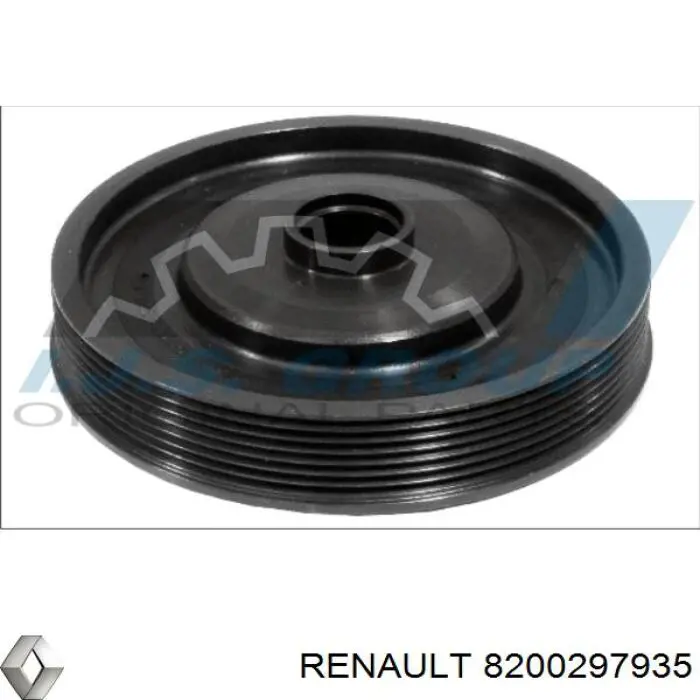 Шків колінвала (демпфер ) Renault (RVI) 8200297935 ціна, від 69.86 USD