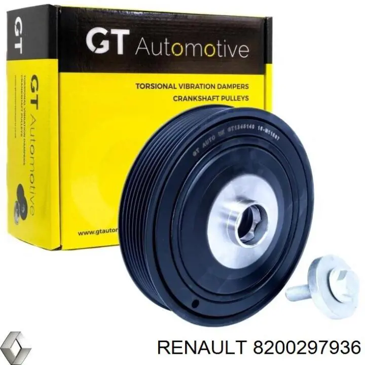 Купити 8200297936 Renault (RVI) Шків колінчастого вала