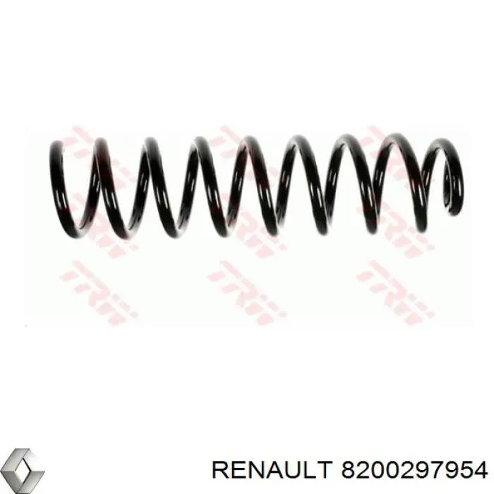 Пружина задня Renault (RVI) 8200297954 ціна, від 42.18 USD