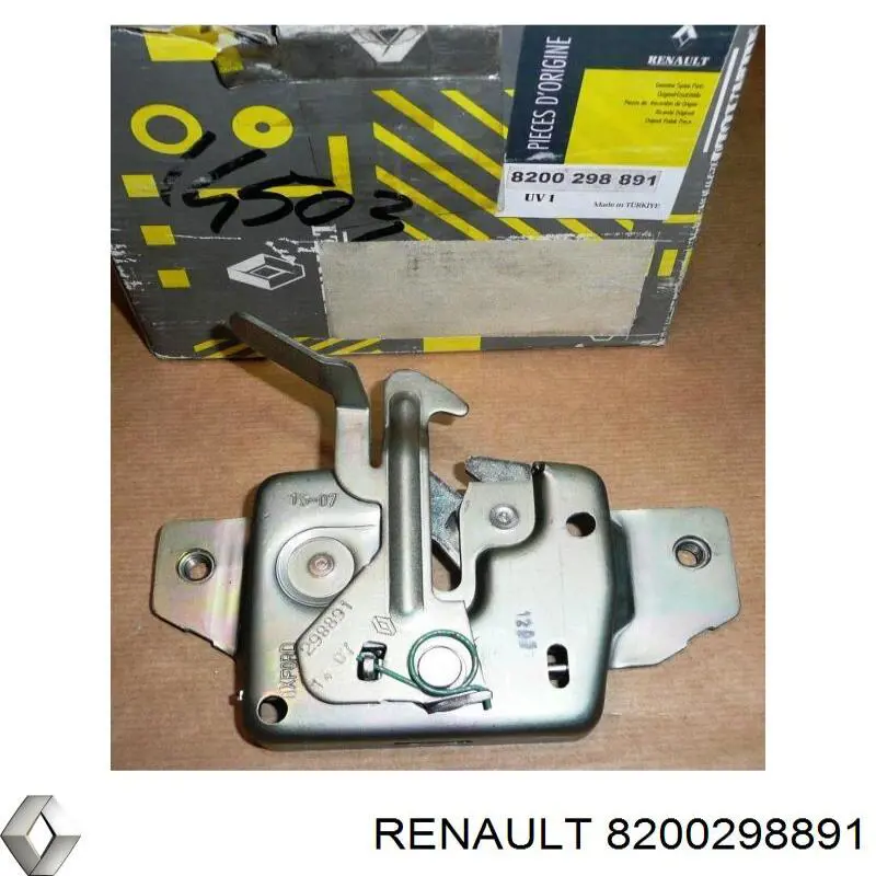8200298891 Renault (RVI) Запор капота (замок і привід замка капота)