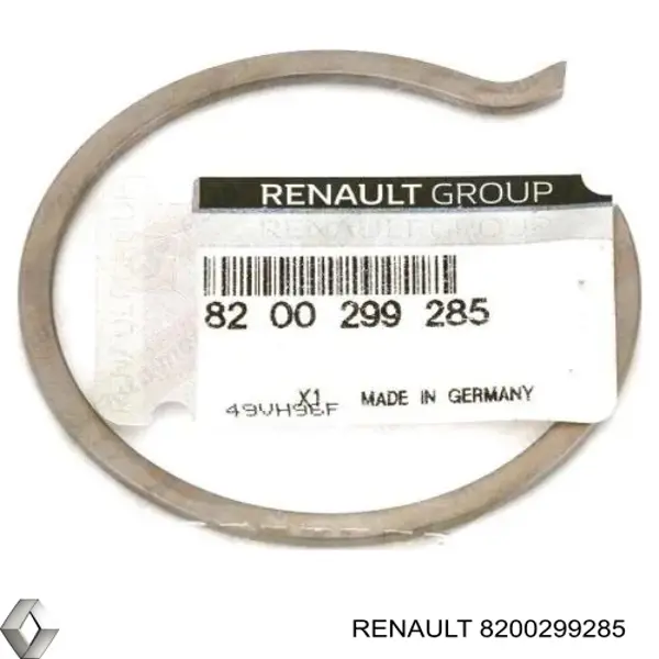 Кільце стопорне підшипника передньої маточини Renault (RVI) 8200299285 ціна, від 5.98 USD