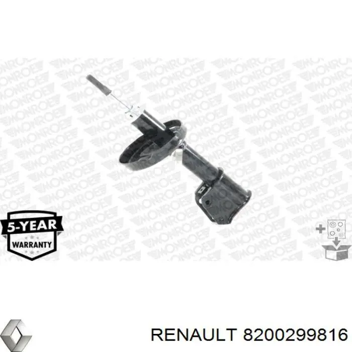 Стойка амортизатора передняя Renault (RVI) 8200299816 ціна, від 48.79 USD