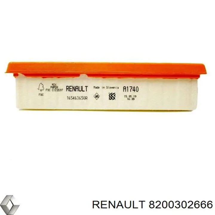 Купити 8200302666 Renault (RVI) Автомобільний фільтр повітря
