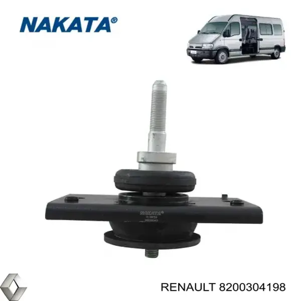 Подушка (опора) двигуна, ліва 8200304198 Renault (RVI)