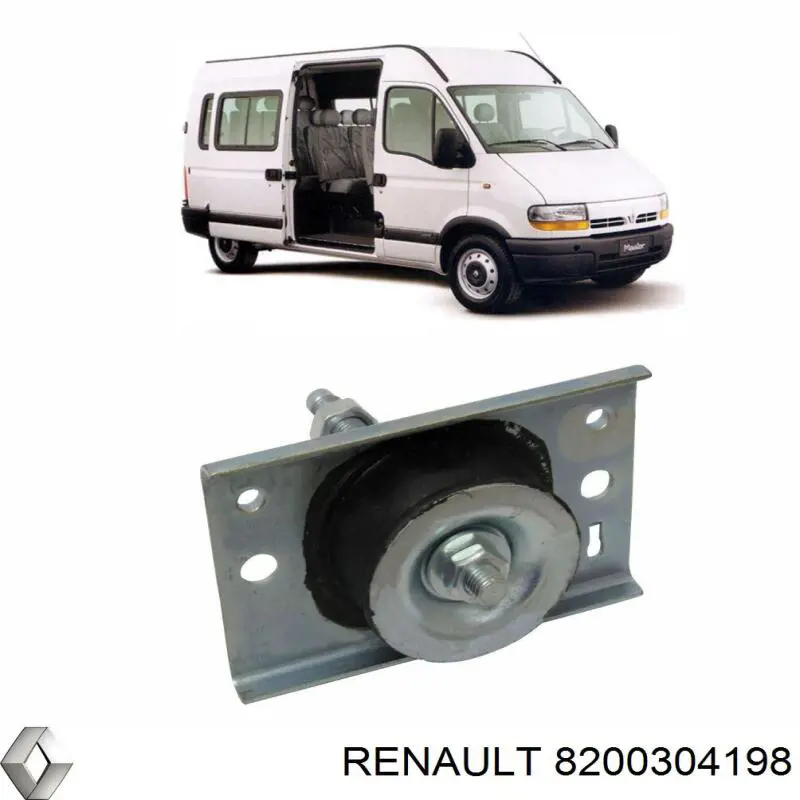 Ліва подушка двигуна Renault (RVI) 8200304198 ціна, від 27.77 USD