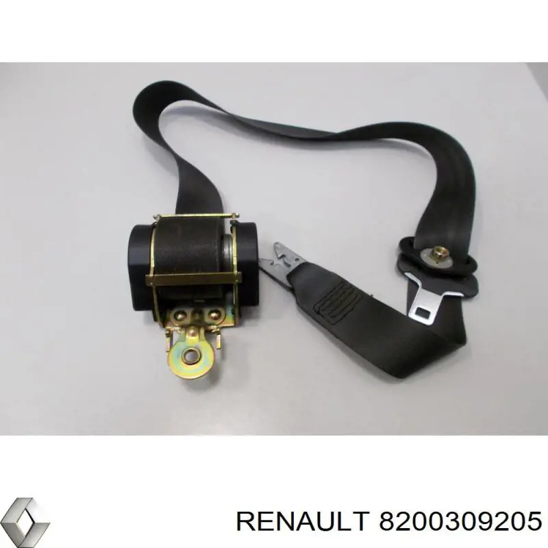 Пасок безпеки передній лівий Renault (RVI) 8200309205 ціна, від 8.87 USD