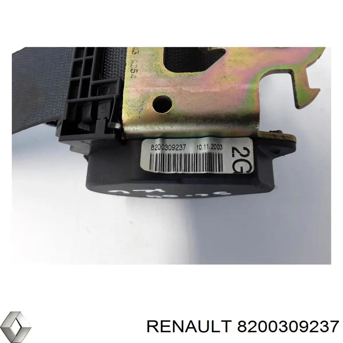 Пасок безпеки задній лівий Renault (RVI) 8200309237 ціна, від 14.06 USD