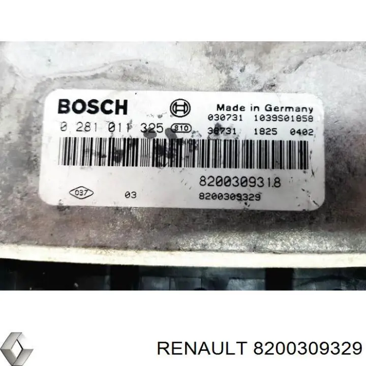 ЕБУ Renault (RVI) 8200309329 ціна, від 21.25 USD
