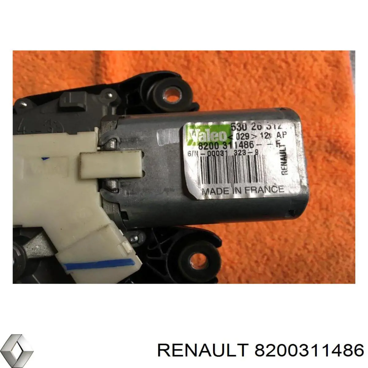 Моторчик заднього склоочисника 8200311486 Renault (RVI)