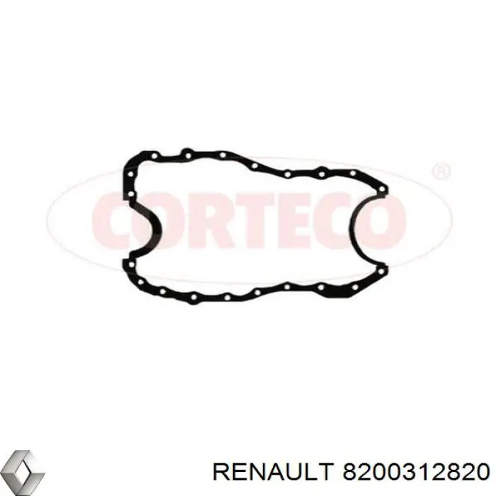 8200312820 Renault (RVI) прокладка піддону картера двигуна