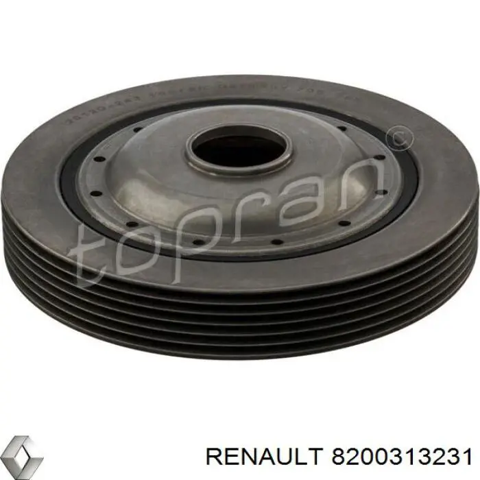 Шків колінвала (демпфер ) Renault (RVI) 8200313231 ціна, від 28.76 USD