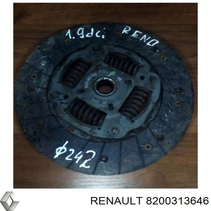 8200313646 Renault (RVI) диск зчеплення
