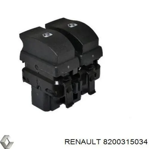 Кнопковий блок керування склопідіймачами передній лівий 8200315034 Renault (RVI)